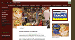 Desktop Screenshot of maplewoodproduceandgreenhouse.com