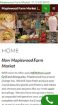 Mobile Screenshot of maplewoodproduceandgreenhouse.com